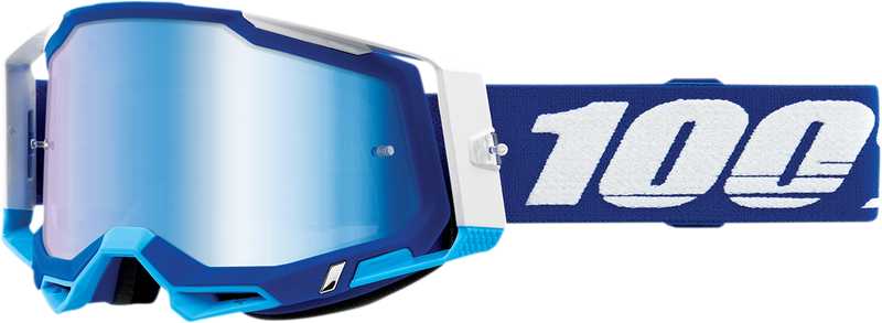 Load image into Gallery viewer, 100% Racecraft 2 Goggles - Blue - Blue Mirror 50010-00002
