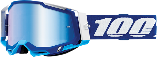 100% Racecraft 2 Goggles - Blue - Blue Mirror 50010-00002