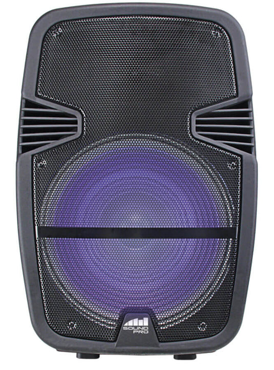 Naxa Portable 15 inch Bluetooth Party Speaker with Disco Light