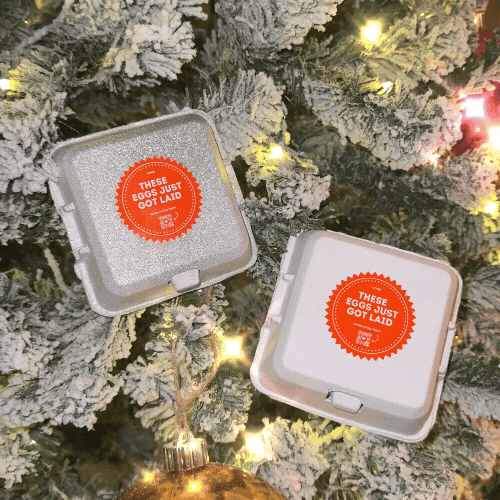 Load image into Gallery viewer, &quot;Just Got Laid&quot; 4-Egg Carton
