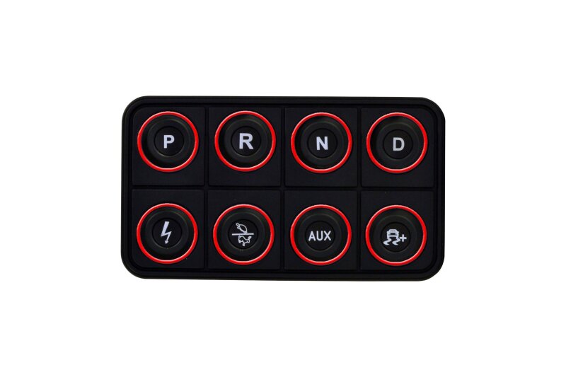 Load image into Gallery viewer, AEM EV 8 Button Keypad CAN Based Programmable Backlighting 30-8400
