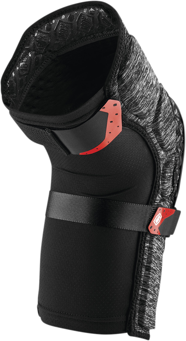 Load image into Gallery viewer, 100% Surpass Knee Guards - Gray/Black - Small 70009-00005
