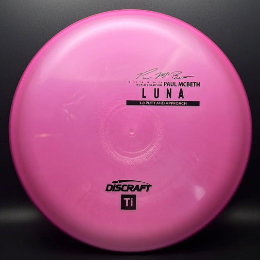 Titanium Luna - First Run - Paul McBeth