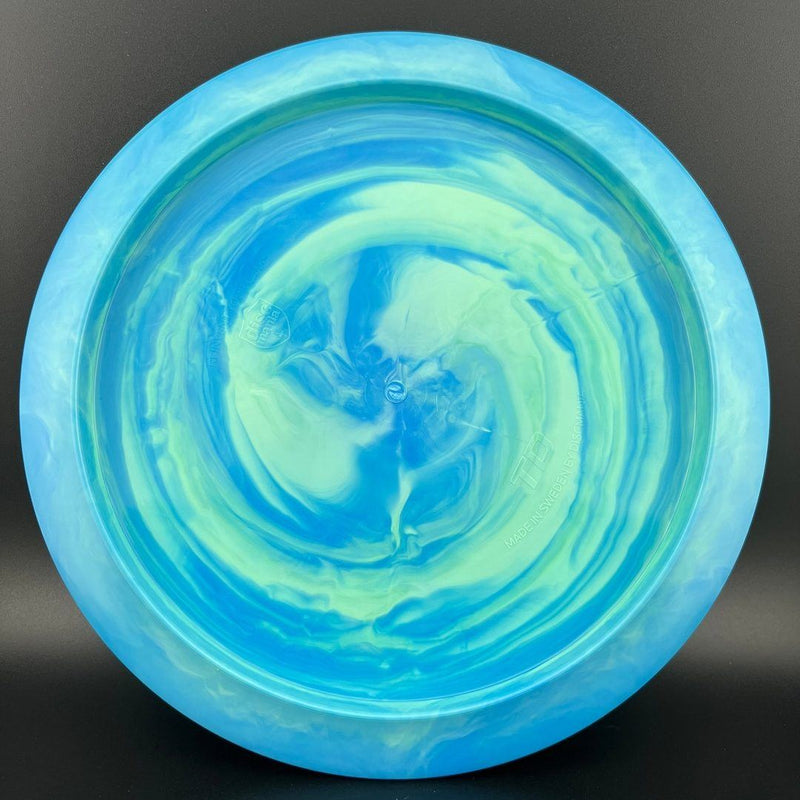 Load image into Gallery viewer, Swirly S-Line TD - Shield &amp; Swords Stamp
