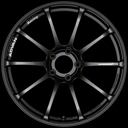 Advan RSII 17x9.5 / +25 Offset / 5x114.3 / 73mm Bore / Semi Gloss Black YAP7J25ESB