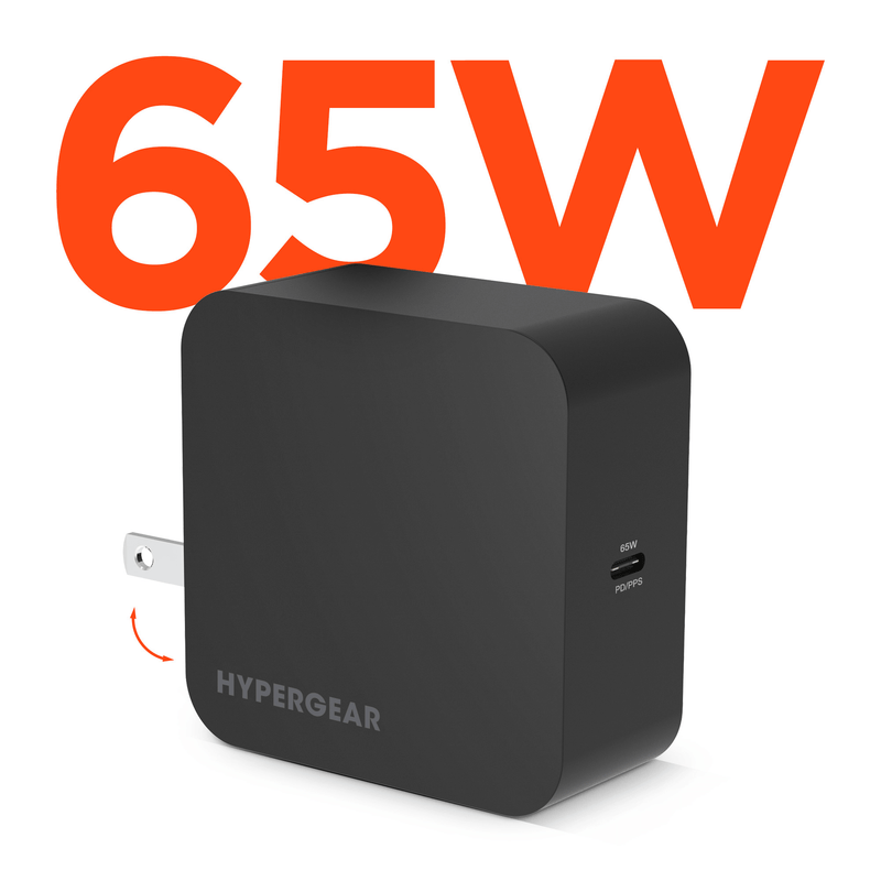Load image into Gallery viewer, HyperGear SpeedBoost 65W USB-C PD Laptop Wall Charger with PPS
