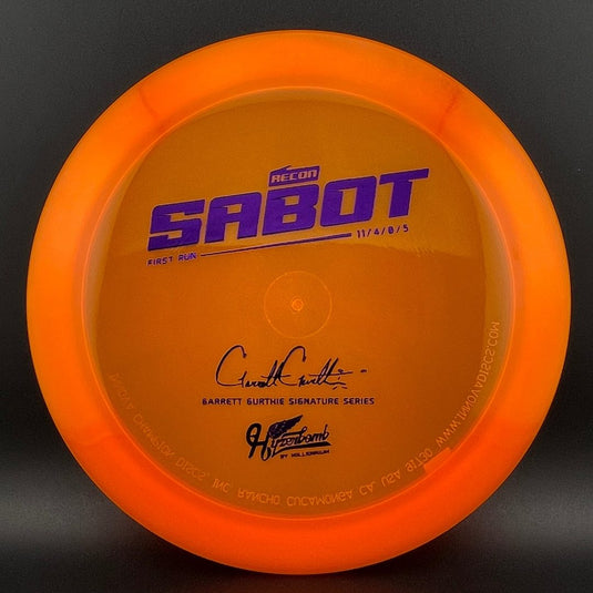 Recon Sabot - First Run - Garrett Gurthie Signature Edition