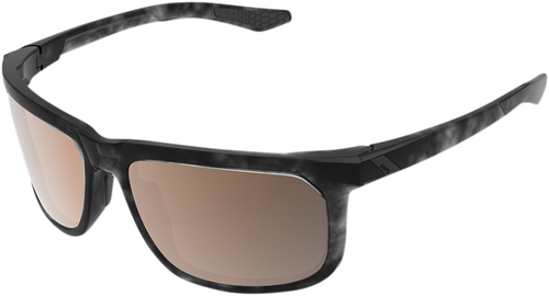 100% Hakan Sunglasses - Black Havana - Bronze 61036-259-73