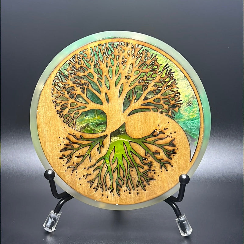 Load image into Gallery viewer, Wiser Hyzer Custom Glow Resin Mini - Tree Of Life

