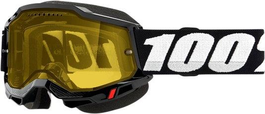 100% Accuri 2 Snow Goggles - Black - Yellow 50021-00001