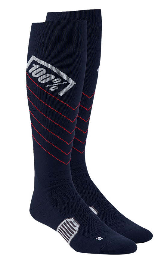 100% Hi-Side Performance Socks - Navy - Small/Medium 20054-00003