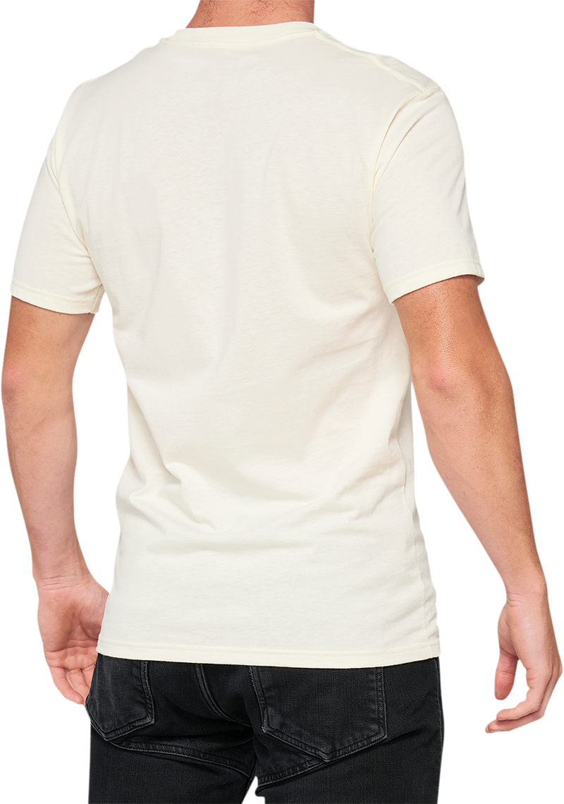 Load image into Gallery viewer, 100% Essential T-Shirt - Chalk/Orange - Large 32016-461-12
