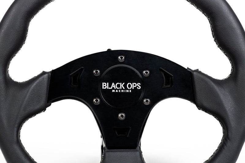 Load image into Gallery viewer, D-shaped Steering Wheel - Leather
