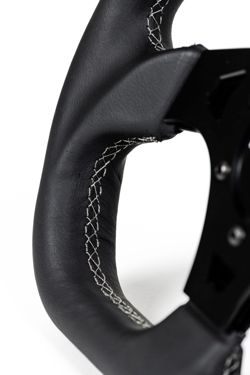 Load image into Gallery viewer, D-shaped Steering Wheel - Leather
