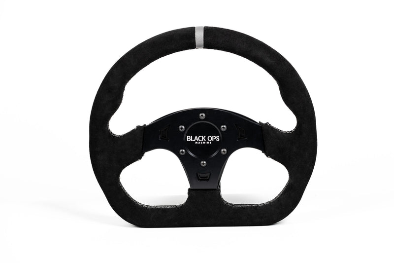 Load image into Gallery viewer, D-shaped Steering Wheel - Suede
