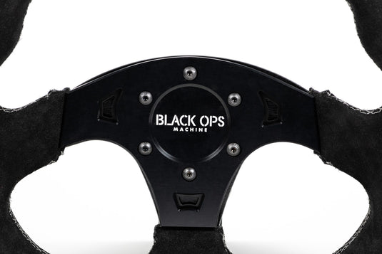 D-shaped Steering Wheel - Suede