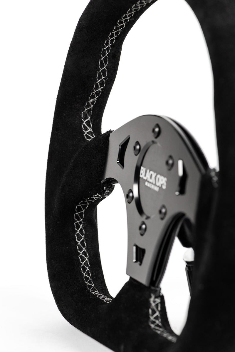 Load image into Gallery viewer, D-shaped Steering Wheel - Suede

