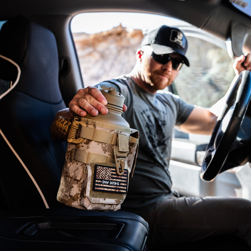 Load image into Gallery viewer, 64oz Battle Bottle Water Bottles
