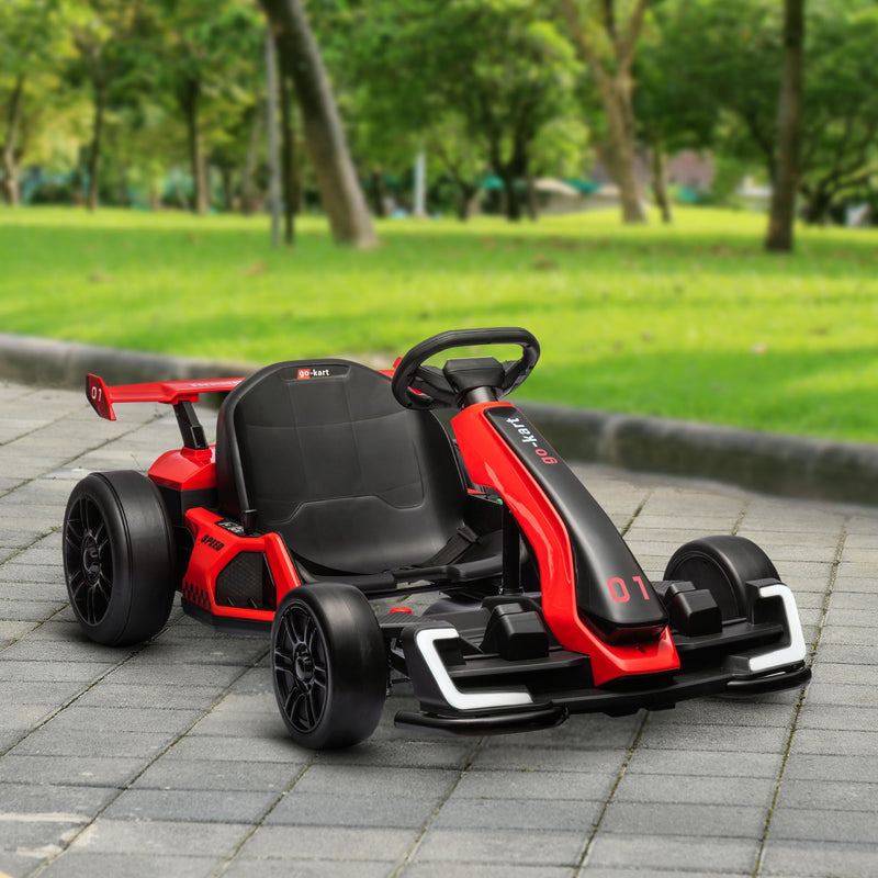 Load image into Gallery viewer, Adjustable Seat Electric Go Kart with Slow Start - 24V, 7.5 MPH
