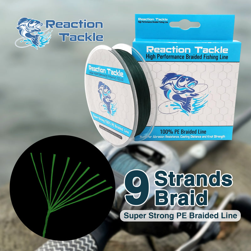 Load image into Gallery viewer, Reaction Tackle 9 Strand Braided Fishing Line
