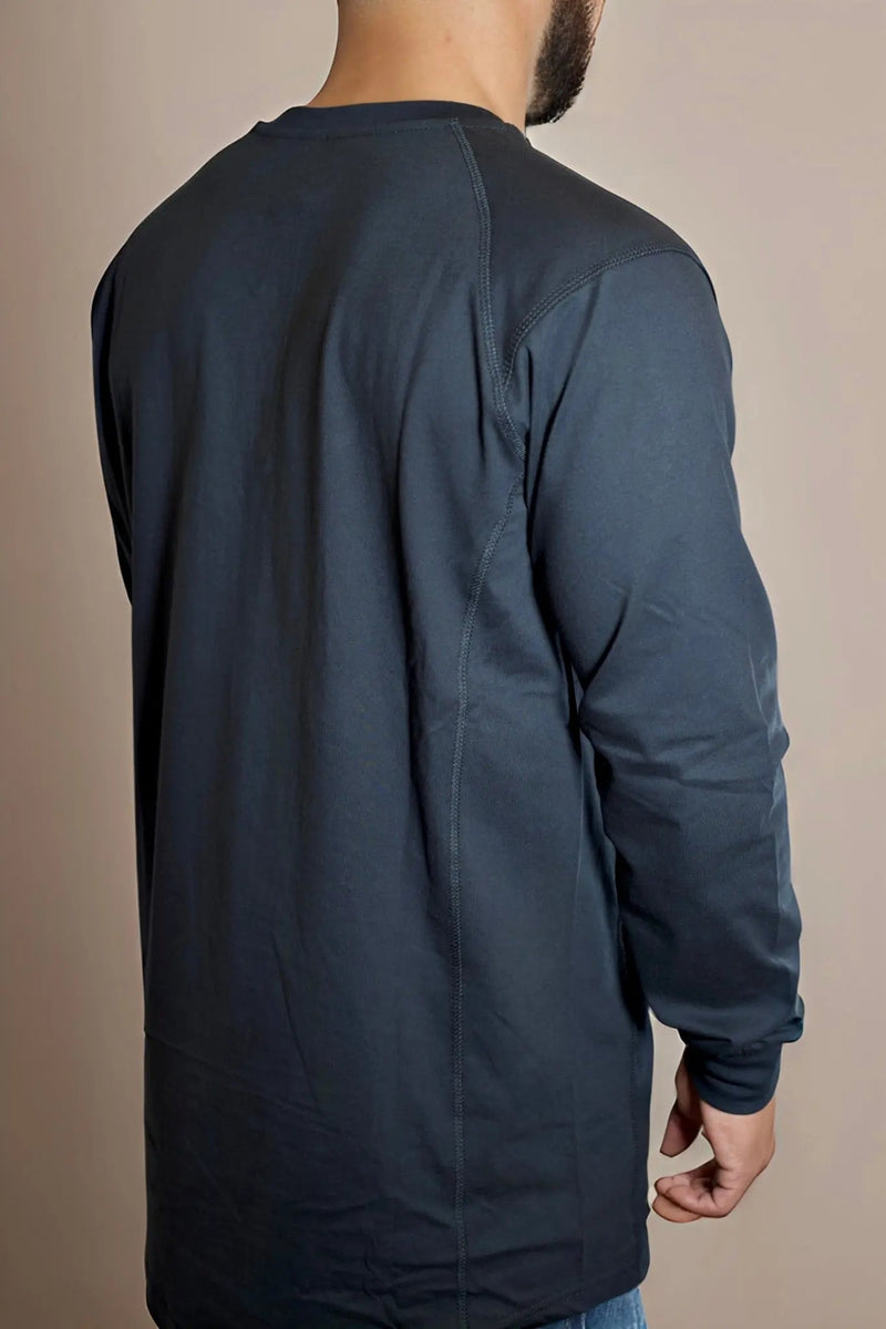 Load image into Gallery viewer, FR 3-Button Henley Shirt - Black
