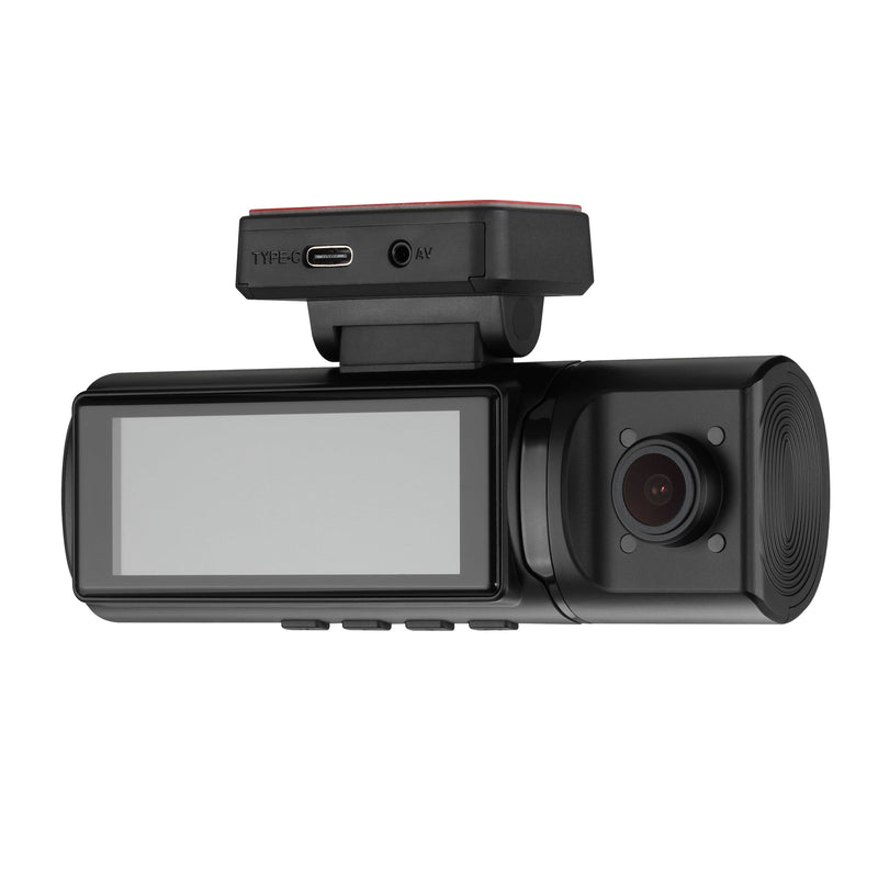 Load image into Gallery viewer, 4K Triple Dash Camera with Front, In-Cabin and Rear Cameras, Wi-Fi, GPS and 3.16” IPS Display
