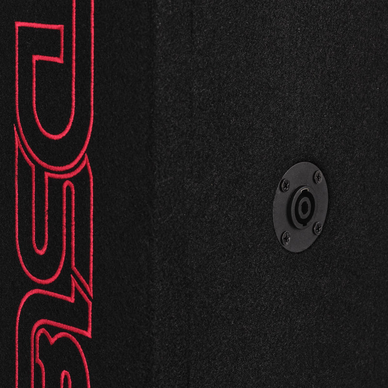 Load image into Gallery viewer, Loaded Voceteo Enclosure with Dual 8" Speakers, Dual 3.78" Tweeters, Amplifier &amp; Speakon Cable
