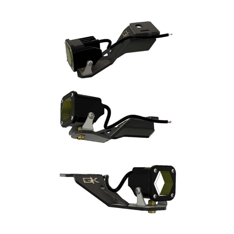 Load image into Gallery viewer, Ram 2500 &amp; 3500 Steerable Knuckle Pod Light Mounts (2014-2018)
