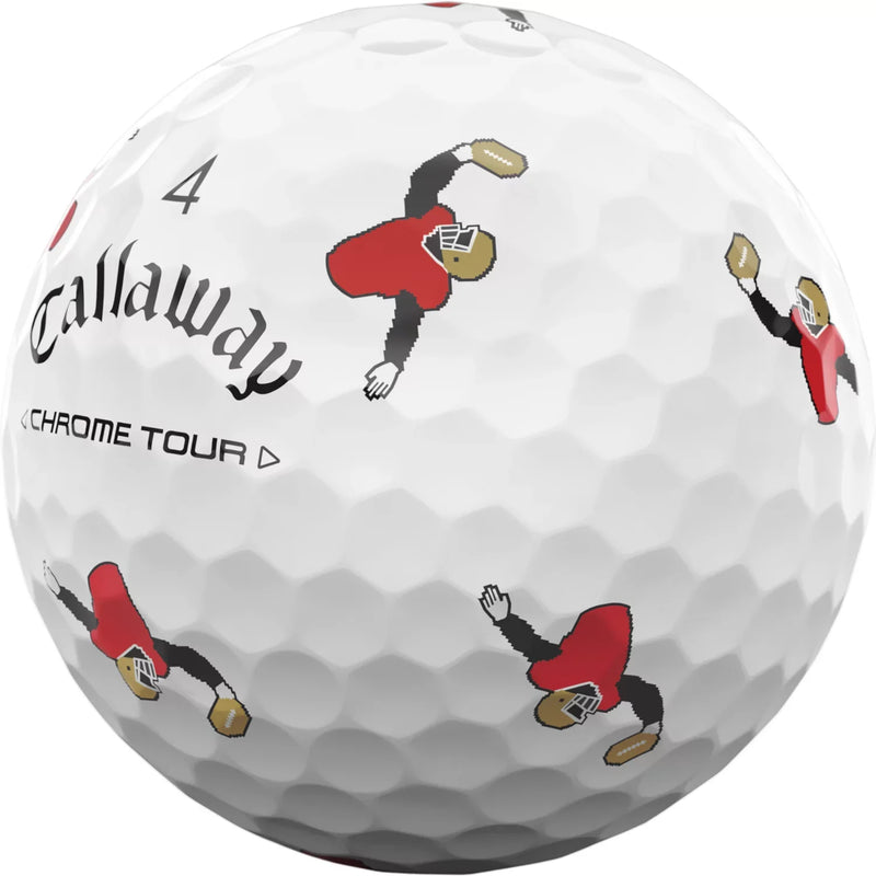 Load image into Gallery viewer, Callaway 2024 Chrome Tour Retro Football Truvis Golf Balls
