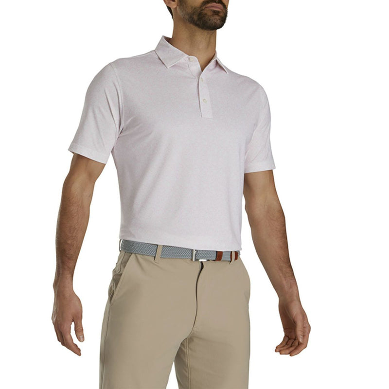 Load image into Gallery viewer, FootJoy Painted Floral Lisle - Self Collar Polo
