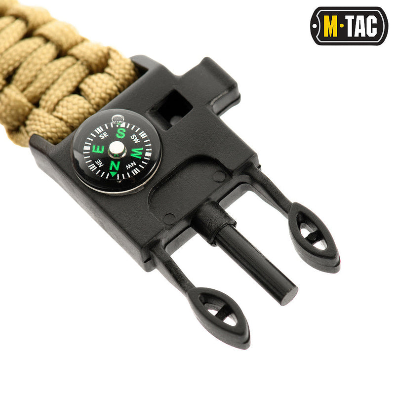 Load image into Gallery viewer, M-Tac Paracord Bracelet - Survival Kit
