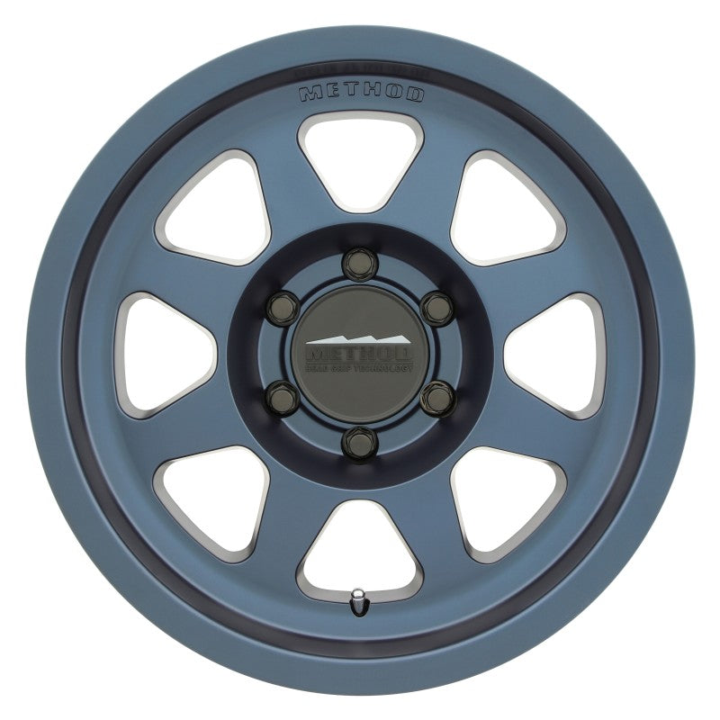 Load image into Gallery viewer, Method MR701 17x8.5 0mm Offset 6x135 87mm CB Bahia Blue Wheel
