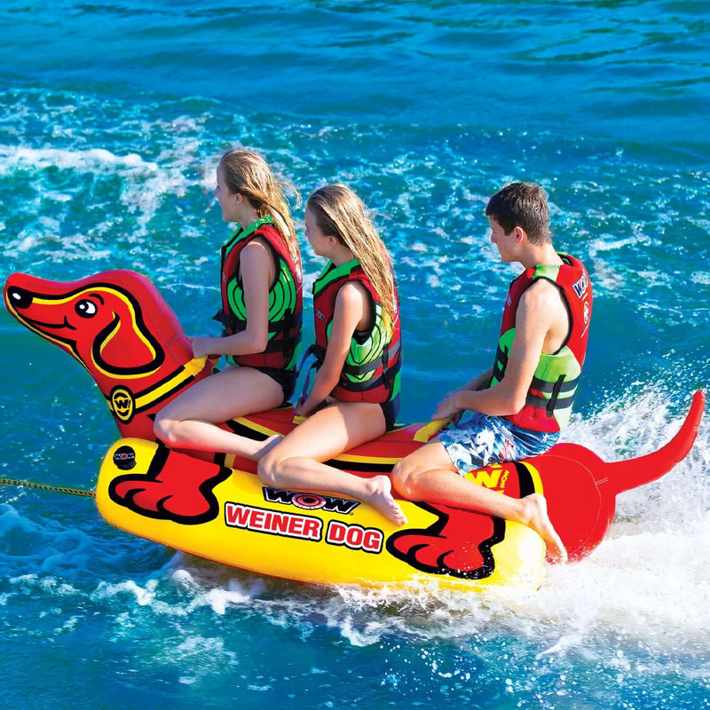 Load image into Gallery viewer, WOW Sports Weiner Dog 3 Towable (19-1010)
