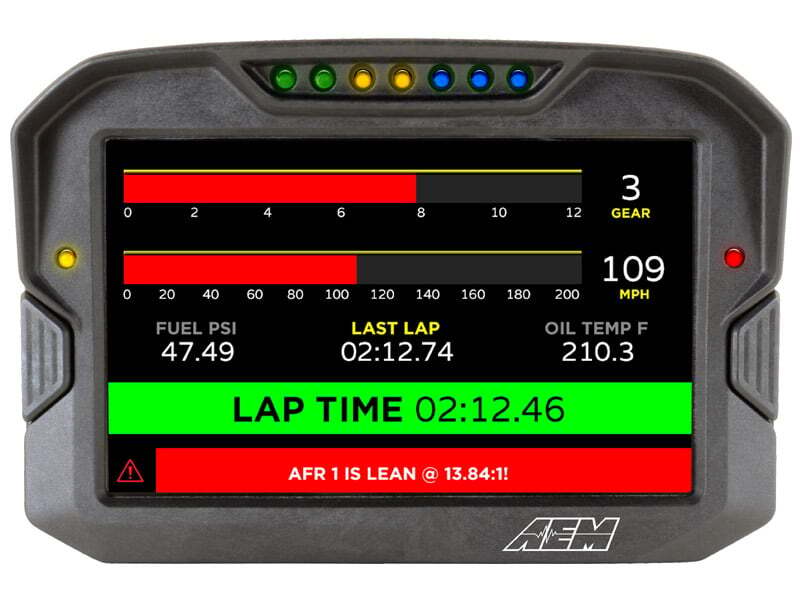Load image into Gallery viewer, AEM CD-7 Non Logging Race Dash Carbon Fiber Digital Display (CAN Input Only) 30-5700
