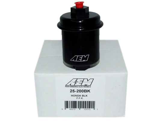 AEM Electronics High Volume Fuel Filter Black