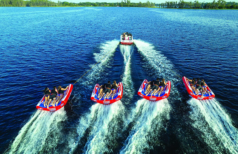 Load image into Gallery viewer, WOW Watersports Power Steer 3 Person 3P Steerable Deck Tube
