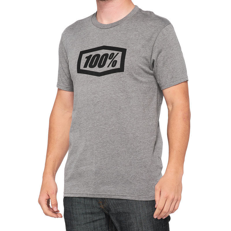 Load image into Gallery viewer, 100% Icon T-Shirt - Heather Gray - Medium 20000-00026
