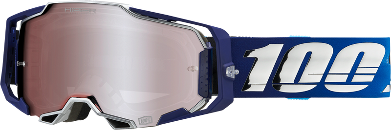 Load image into Gallery viewer, 100% Armega Goggles - Novel - HiPER Silver Mirror 50003-00006
