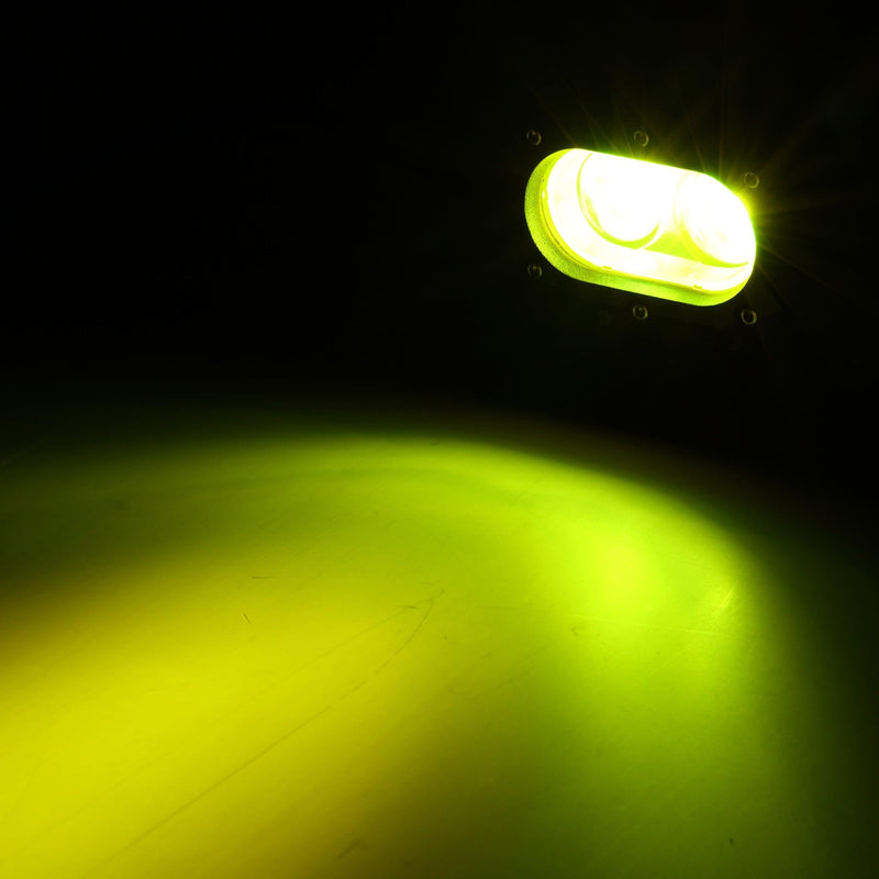 Load image into Gallery viewer, R4 Series | 4 Inch 60W LED Pods Light Flood Beam Amber Light
