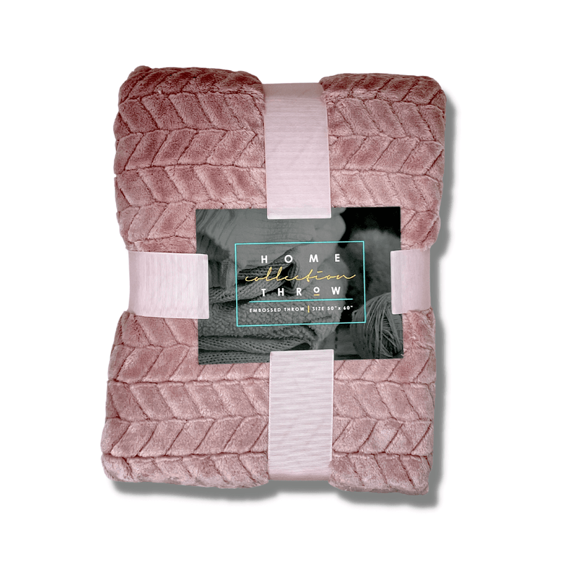 Load image into Gallery viewer, Home Collection Embossed Throw
