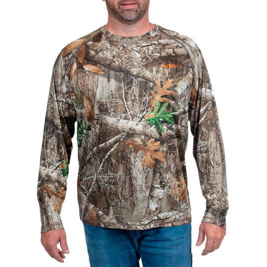 Habit Men's Siesta Cape Long Sleeve Perf Tee M-Realtree Edge