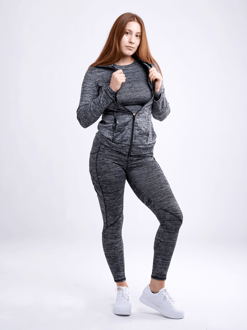 Load image into Gallery viewer, JupiterGear High-Waisted Criss-Cross Training Leggings with Hip Pockets
