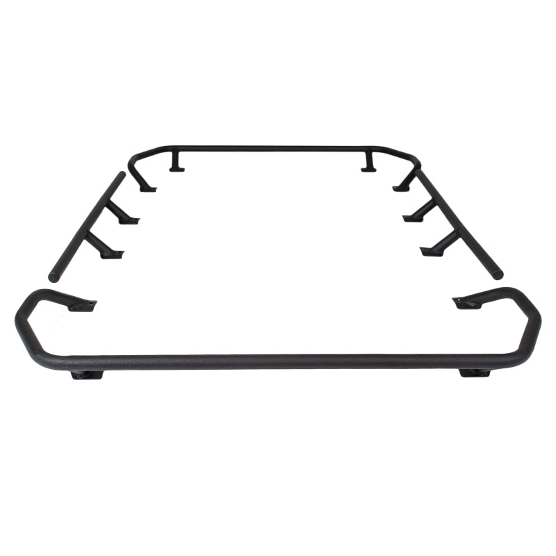 Load image into Gallery viewer, Go Rhino SRM300 Quad Overland Rail Kit (For 60x40in. Rack) - Tex. Blk (Rails ONLY - Req. Platform)
