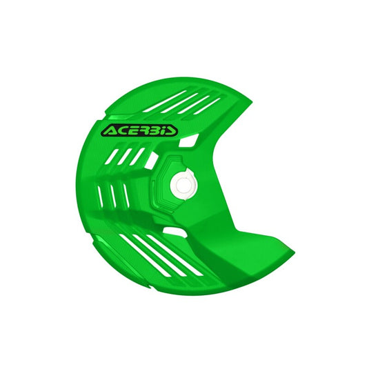 Acerbis 21+ Fantic/ Kawasaki/ 17+ Honda/ 2024 Sherco/ 04+ Yamaha Disc Cover- Linear J - Green 2985050006