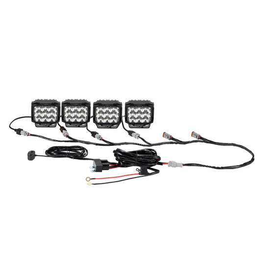 6-LED Pod Light Power Wiring Harness Kit with 3 PIN DT Plug