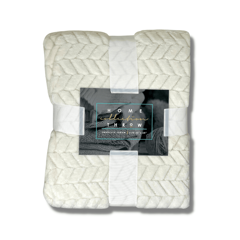 Load image into Gallery viewer, Home Collection Embossed Throw

