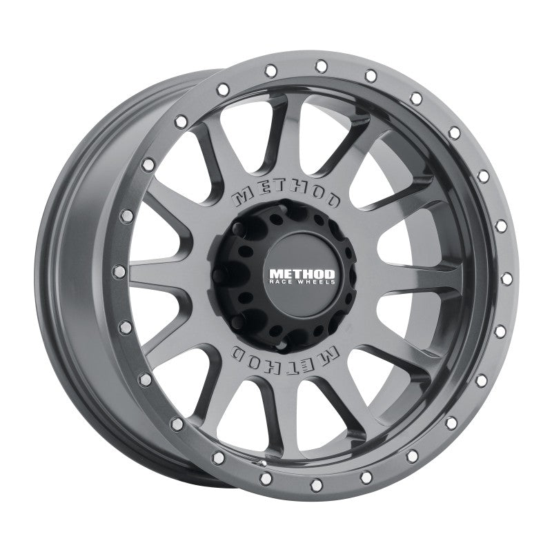 Load image into Gallery viewer, Method MR605 NV 20x10 -24mm Offset 8x6.5 121.3mm CB Gloss Titanium Wheel
