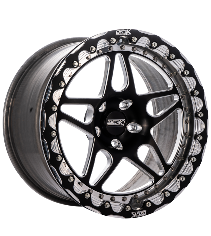 Load image into Gallery viewer, Belak 15x11 GTR Rear Wheel (OEM Small Brake Kit Req) / 5x114.3 BP / Series 4 Wheel- Single Beadlock
