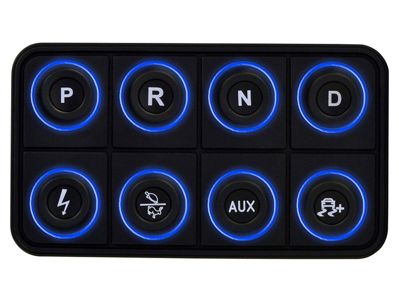 Load image into Gallery viewer, AEM EV 8 Button Keypad CAN Based Programmable Backlighting 30-8400
