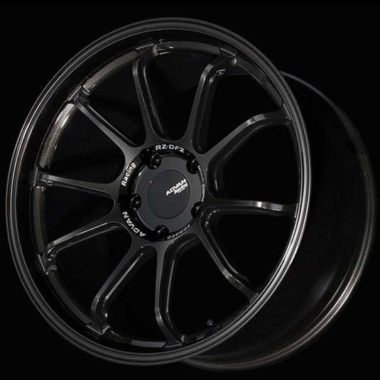 Advan RZ-DF2 for Porsche 20x11.0 / +50 Offset / 5x130 / 71.6mm Bore / Racing Titanium Black YAF0M50PTB